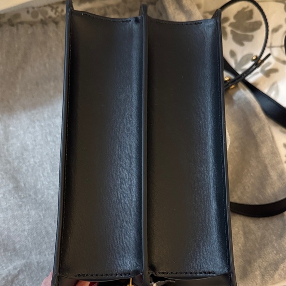 Ateliers Auguste Black Crossbody Bag with Gold Accent NEW - Picture 6 of 16